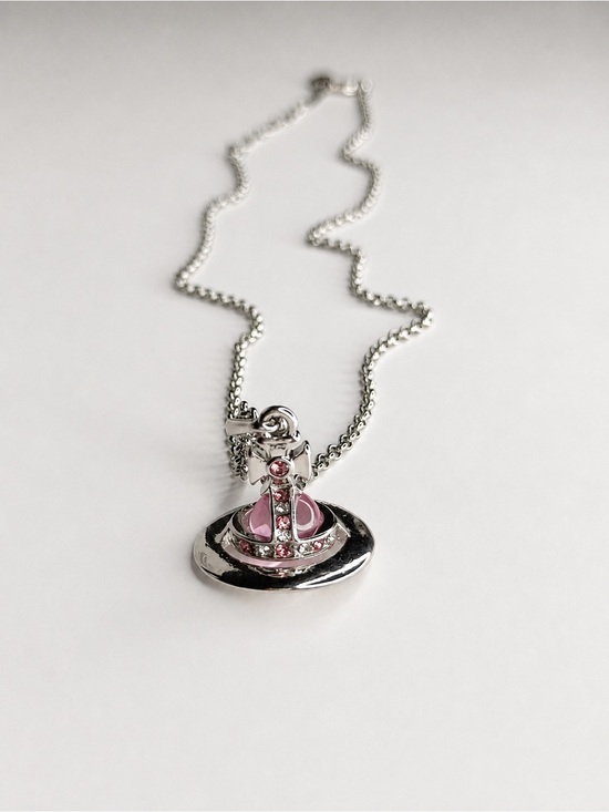 Vivienne Westwood Jewelry - Vivienne Westwood New Tiny Orb Pendant Necklace Pink
